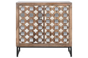 Mango Wood Console Table With Mirror Natural
