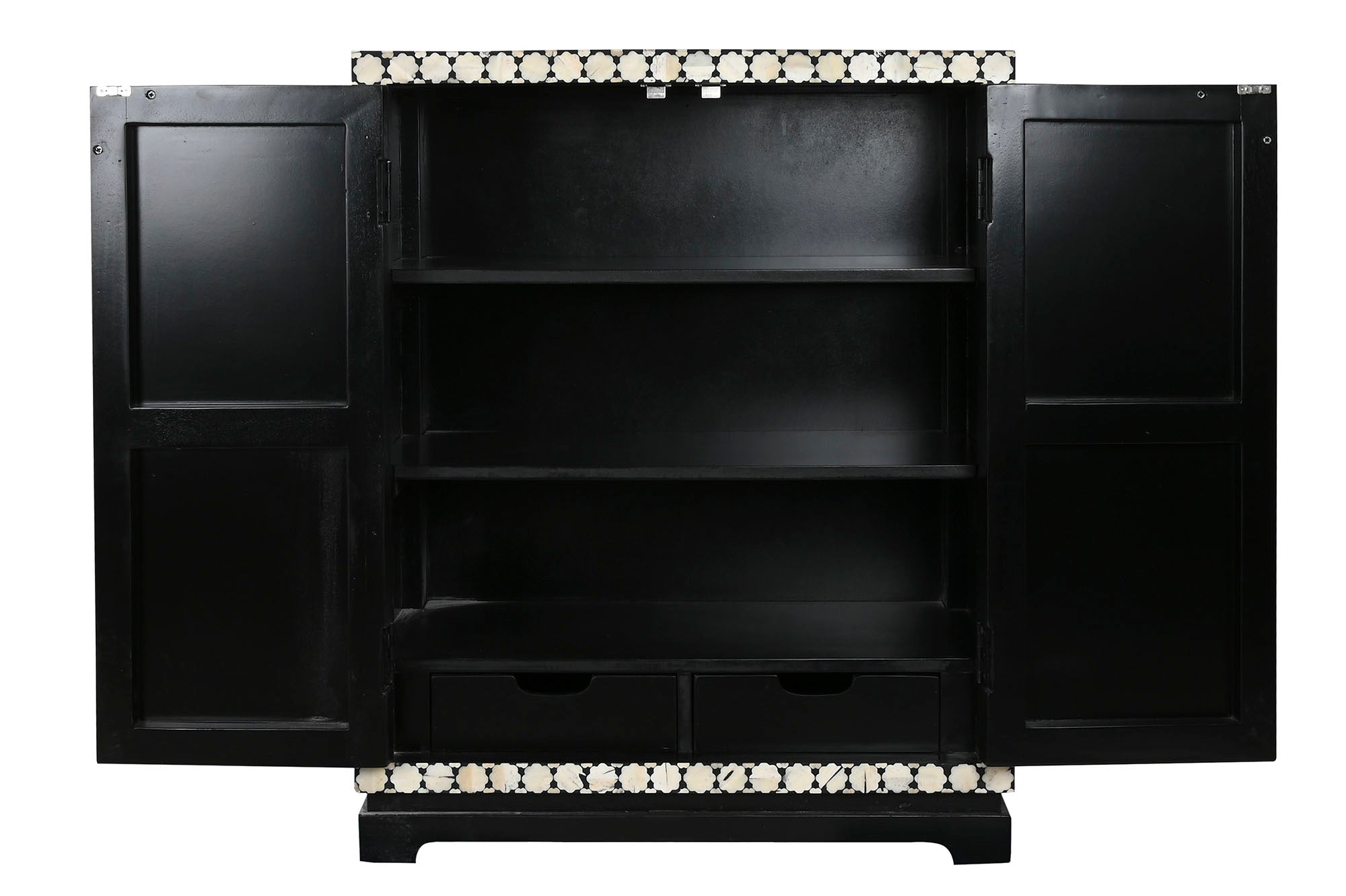 Cabinet Mango Wood and Bone Bicolor