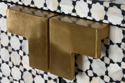 Cabinet Mango Wood and Bone Bicolor
