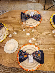 Hand-Printed Cotton Napkins – Set of 6 | Uniq Artefacts