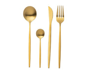 Box Cutlery A 24 Pieces Stainless Steel Matt Gold