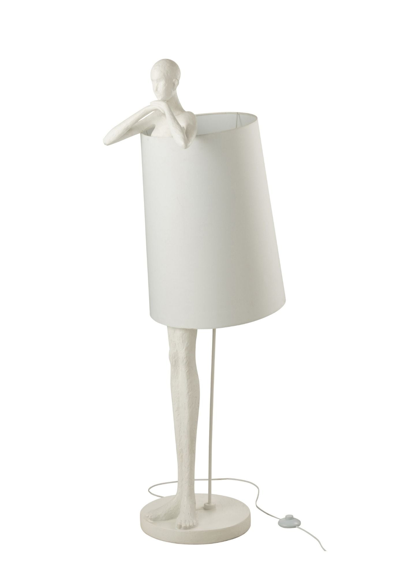 Lamp Man Poly White