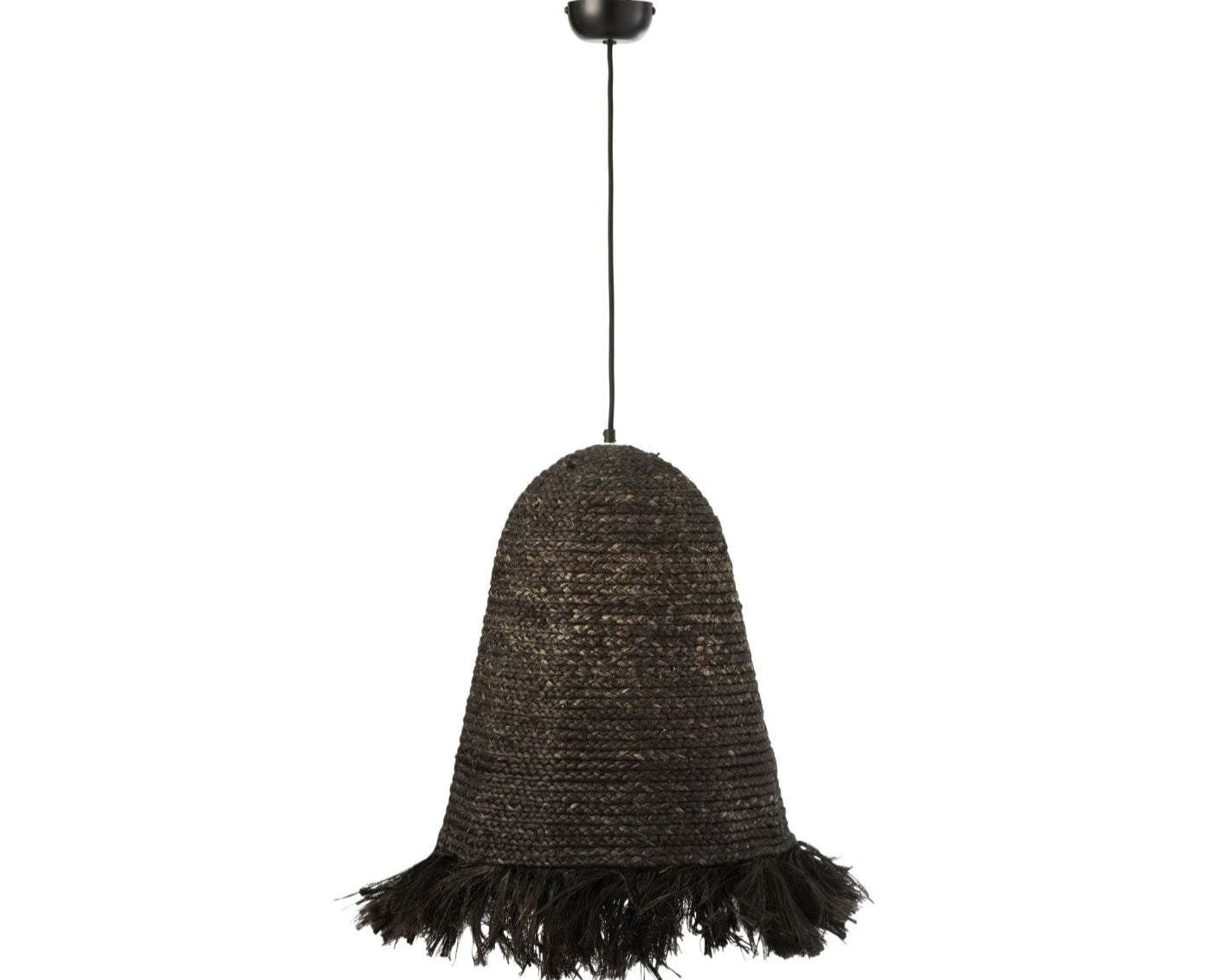 Hanging Lamp - Ozie Bananas Fibres Black