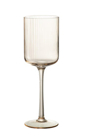 Ralph Wine Glass – Amber Glass