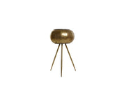 Metal Planter Aged Gold