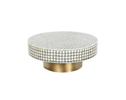 Bone Inlay Coffee Table Bicolor