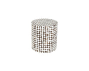 Side Table Coconut Shell Weathered White
