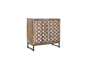 Mango Wood Console Table With Mirror Natural
