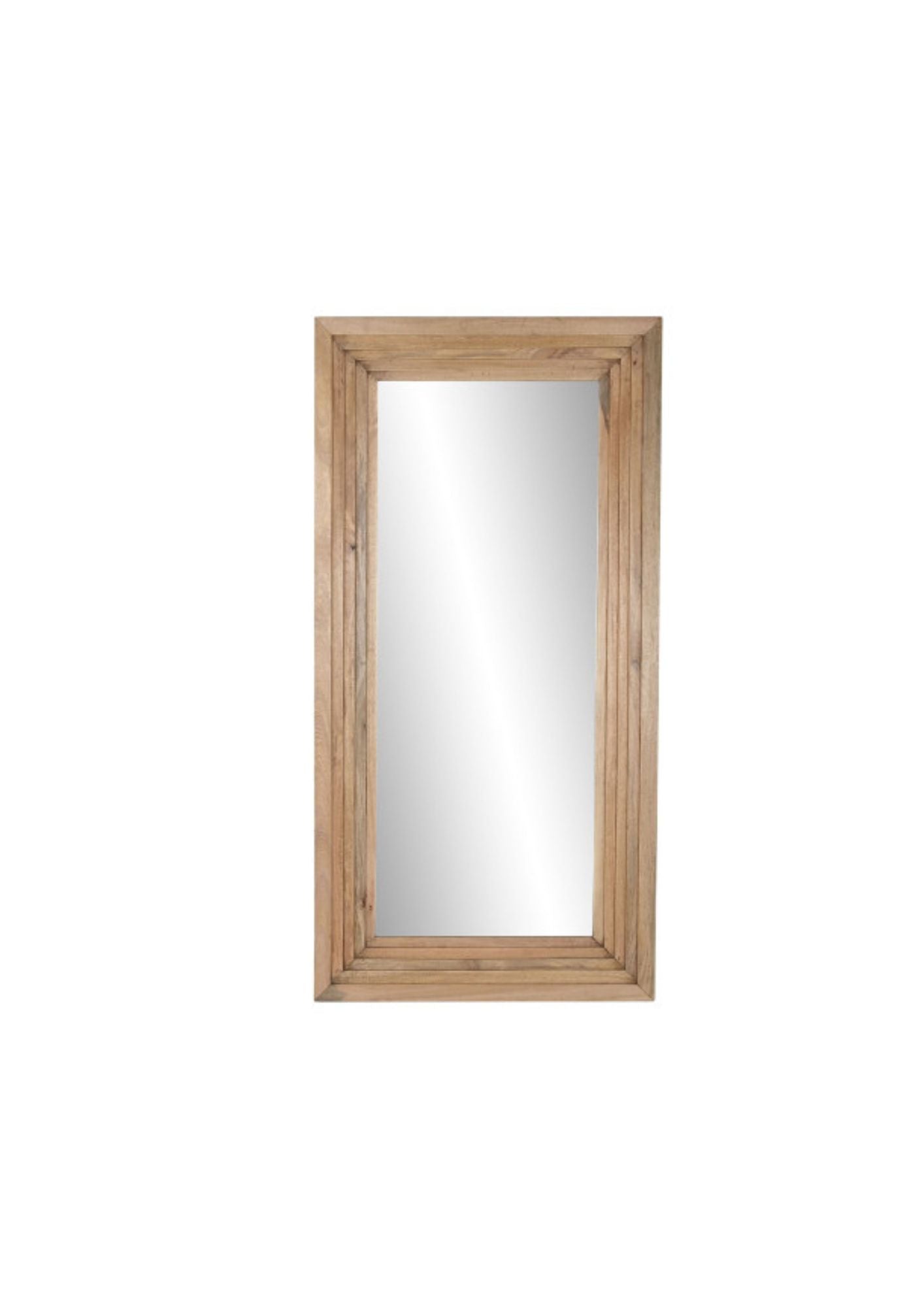 3D Mango Wood & Glass Mirror - made to order
