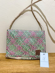 Handwoven Shoulder Bags from Mozambique - S Green