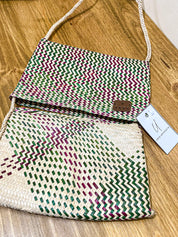 Handwoven Shoulder Bags from Mozambique - S Green