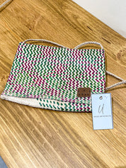 Handwoven Shoulder Bags from Mozambique - S Green