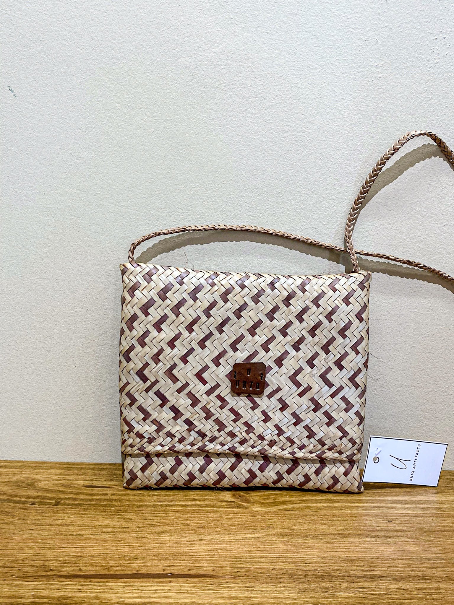 Handwoven Shoulder Bags from Mozambique - S Brown