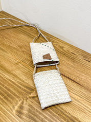 Handwoven Shoulder Bags from Mozambique - XS Beige