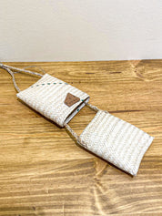 Handwoven Shoulder Bags from Mozambique - XS Beige
