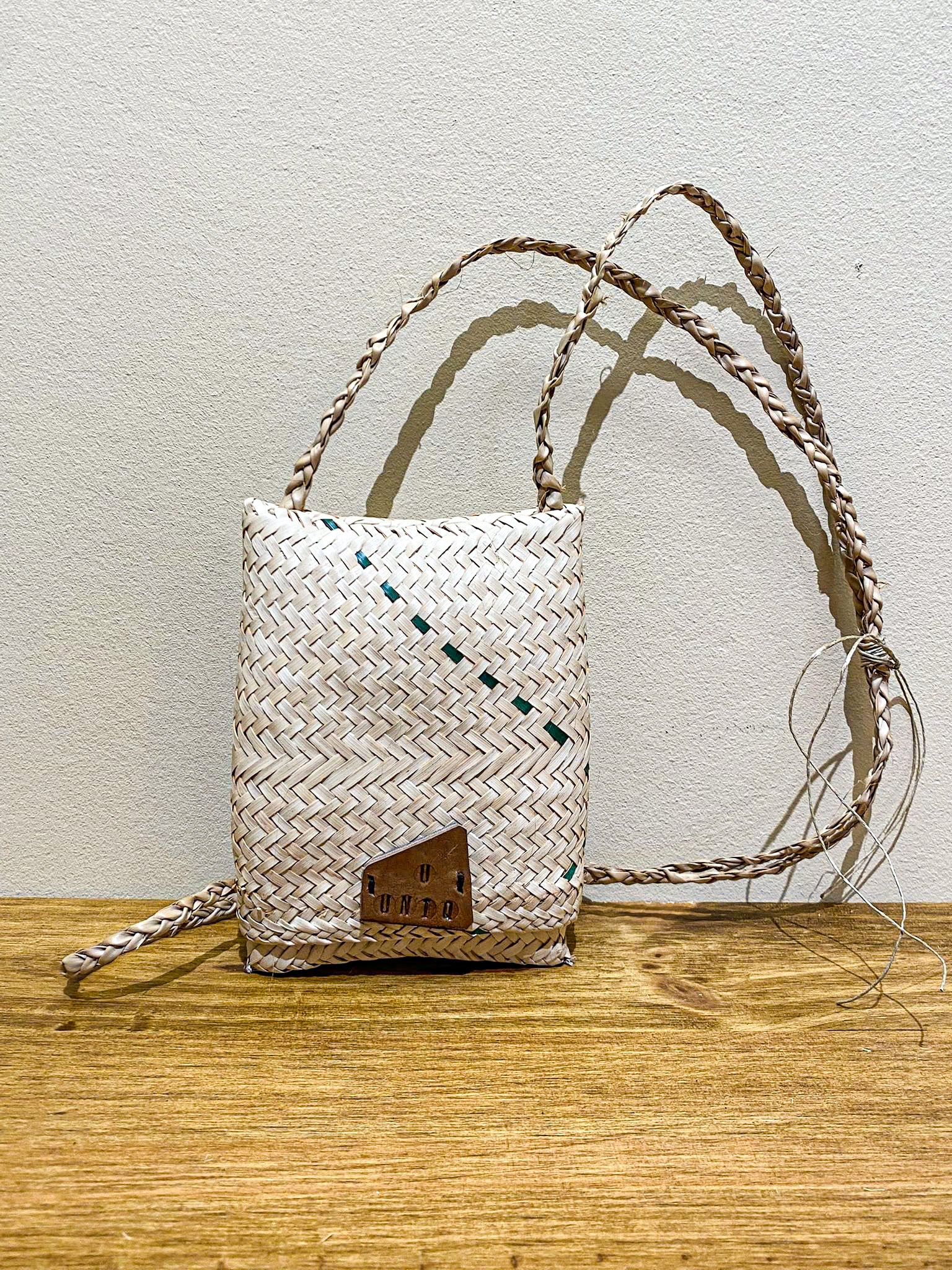Handwoven Shoulder Bags from Mozambique - XS Beige