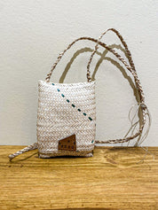 Handwoven Shoulder Bags from Mozambique - XS Beige