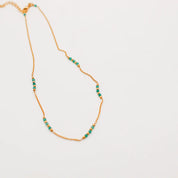 cluster bead necklace