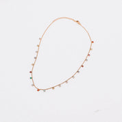 Rainbow multi-stone necklace