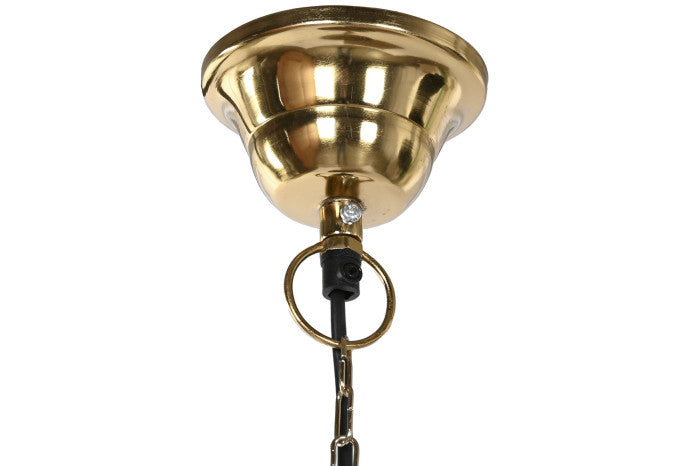 Wrought Iron Ceiling Lamp Distressed