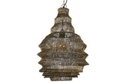 Wrought Iron Ceiling Lamp Distressed
