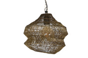 Wrought Iron Ceiling Lamp Distressed