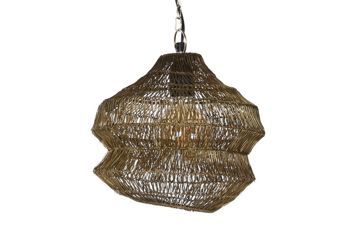 Wrought Iron Ceiling Lamp Distressed