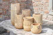 Carved Paulownia Wood Vase