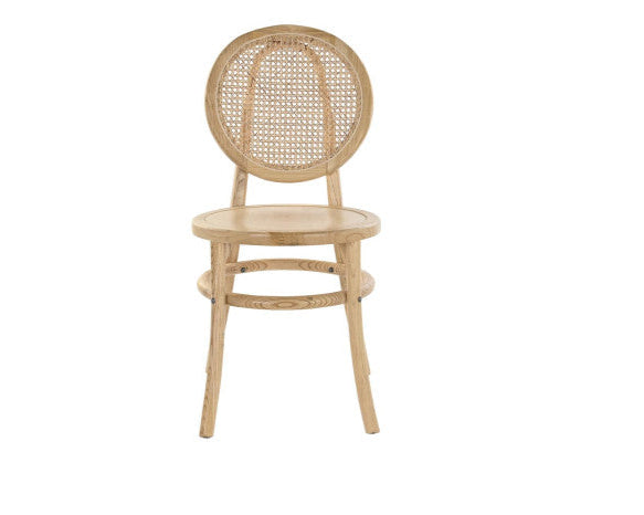 Elm Rattan Chair Light Brown