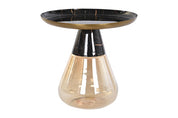 Side Table Glass Iron