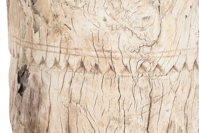 Teak Vase 25x25x45 Natural – Made to order
