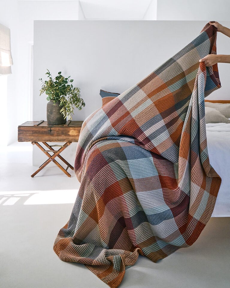 Throw Cotton Vrou 200x240cm Double   Cedarwood