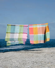 Towel 100% Cotton Folly Beach Weave 110x180cm Fiddler Crab