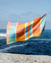 Towel 100% Cotton Folly Beach Weave 110x180cm Fiddler Crab