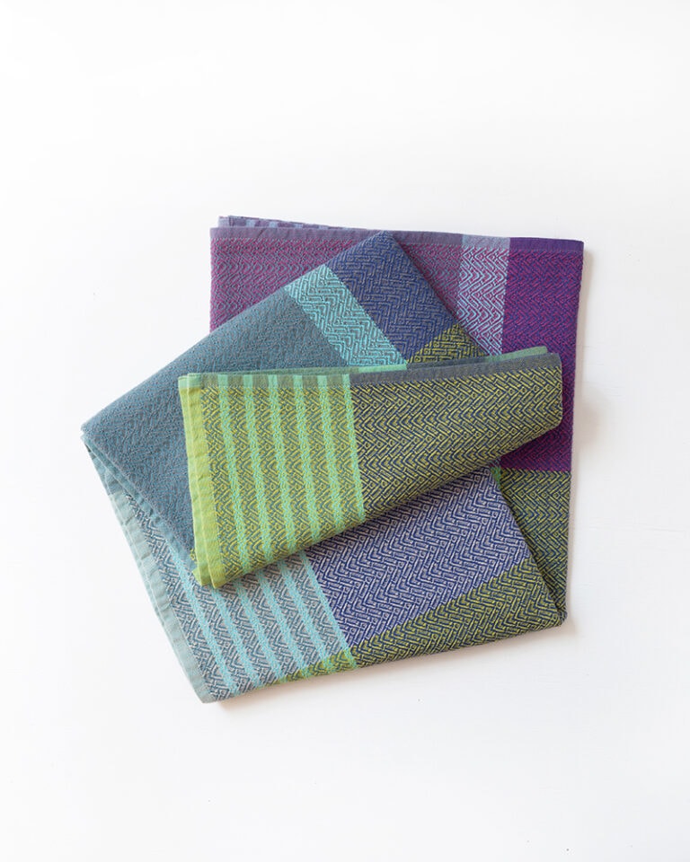 100% Cotton Folly Beach Weave 110x180cm Sea Glass