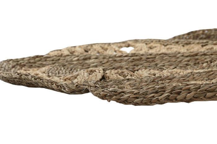 Seagrass Cotton Rug 178X178X1.8 Natural