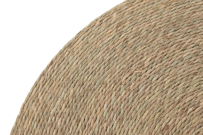 Fiber Rug 180X180X0.5 Natural Brown