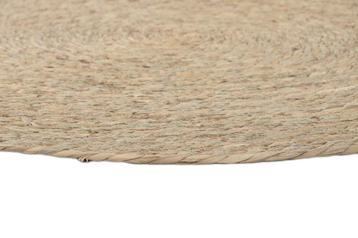 Fiber Rug 180X180X0.5 Natural Brown