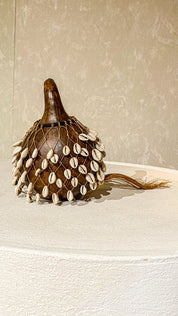Handcrafted Shekere with Cowrie Shells – Traditional African Percussion Instrument