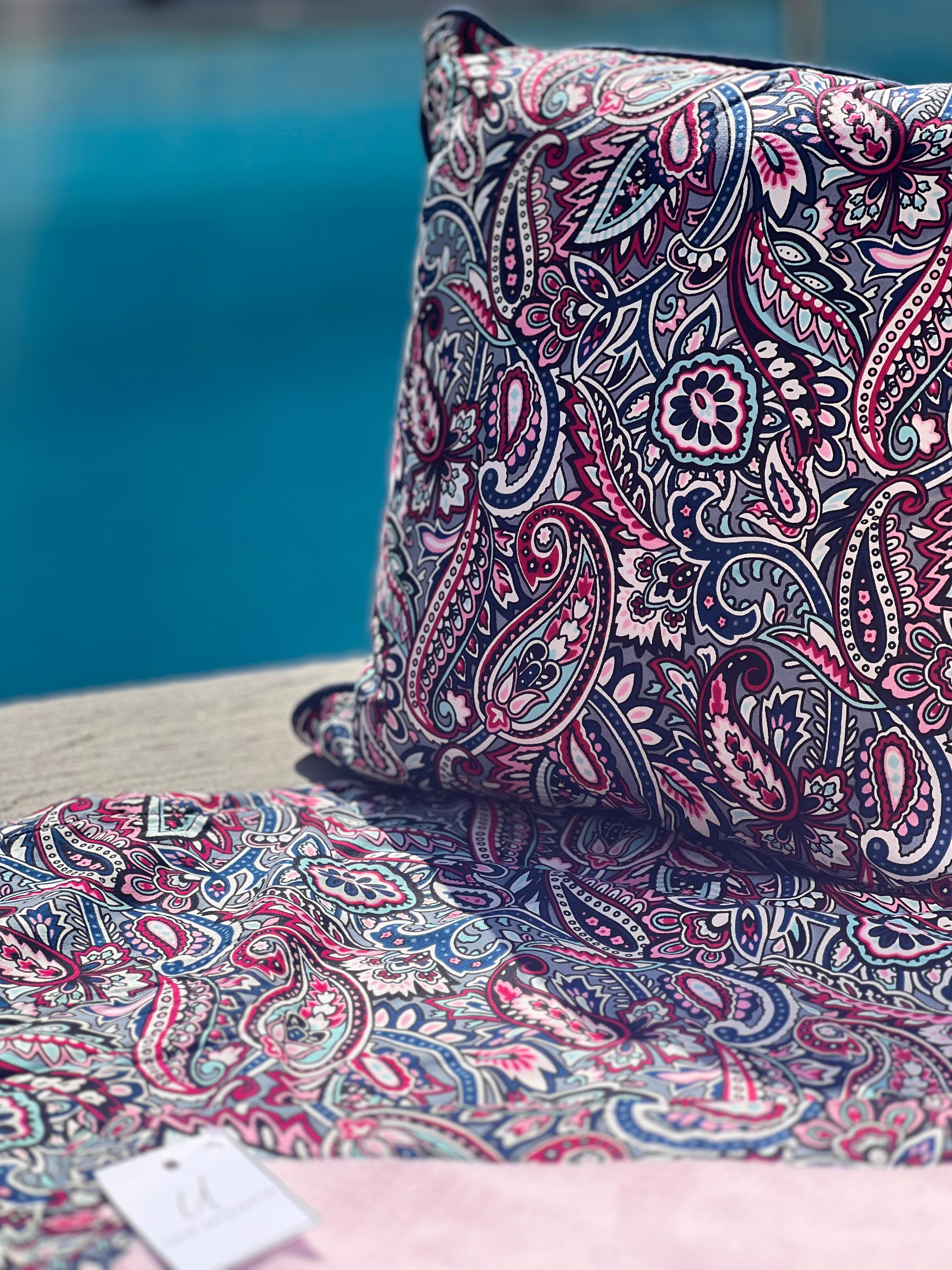 Capulana Cotton Beach Towel – 100% Cotton | 150 x 100 cm - Pink