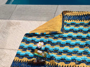 Capulana Cotton Beach Towel – 100% Cotton | 150 x 100 cm -Gold