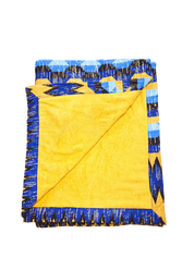 Capulana Cotton Beach Towel – 100% Cotton | 150 x 100 cm -Gold