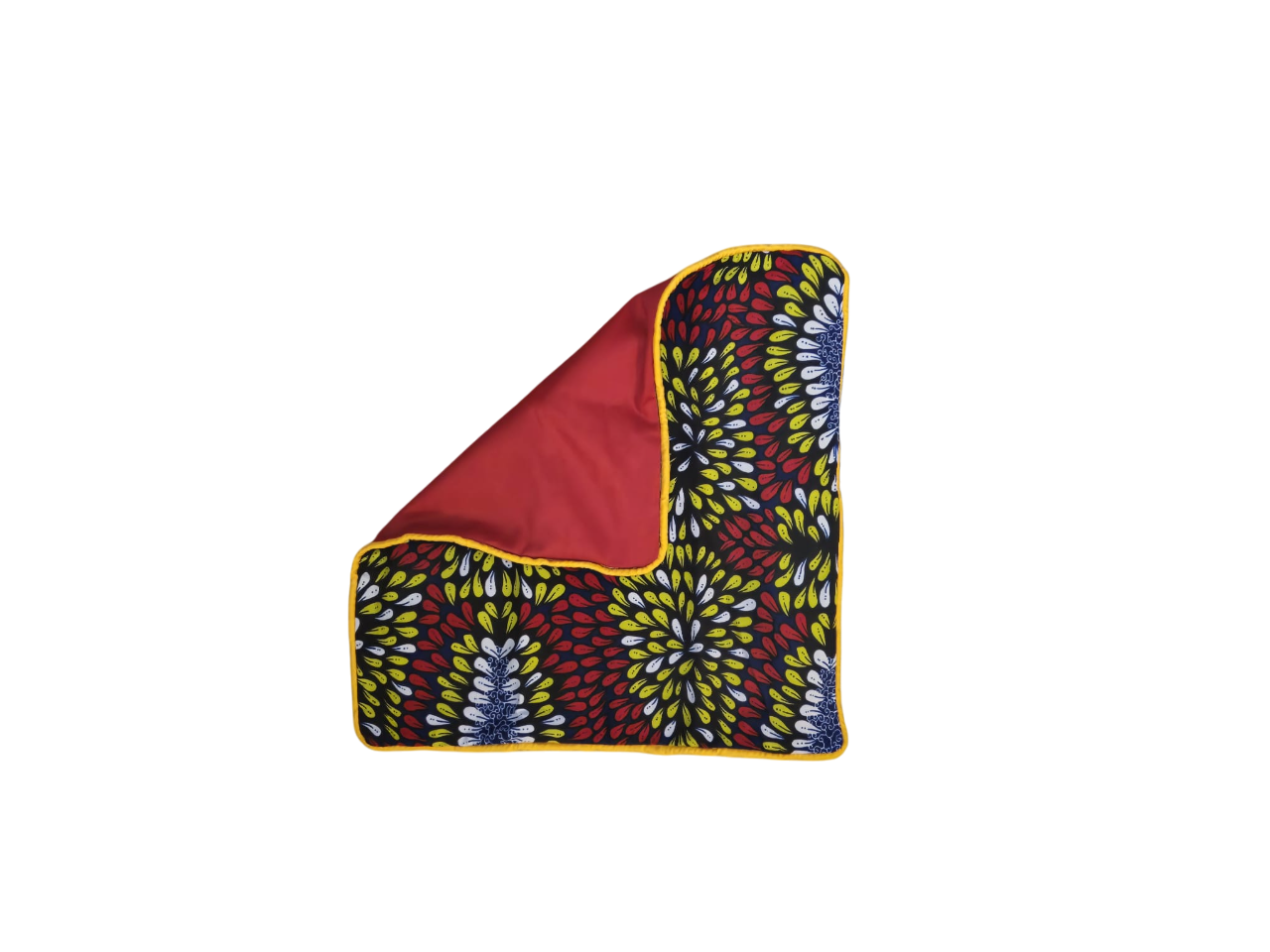 Capulana Cotton Pillowcase – 100% Cotton - Red