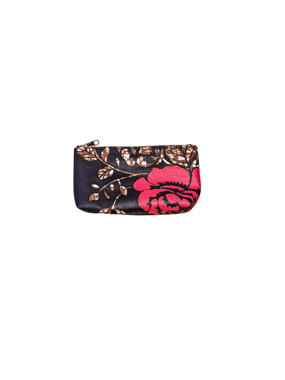Elegant Small Bag with Faux Leather Interior - Red