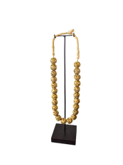 Metal bead necklace - M