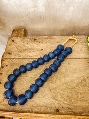 Glass bead necklace - L