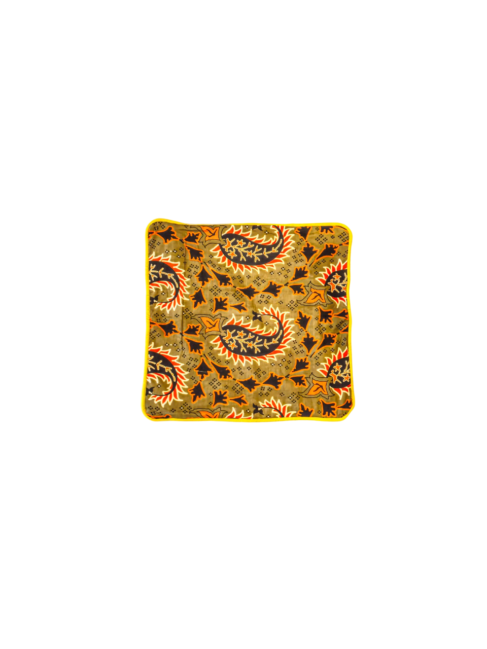 Capulana Cotton Pillowcase – 100% Cotton - Yellow Green