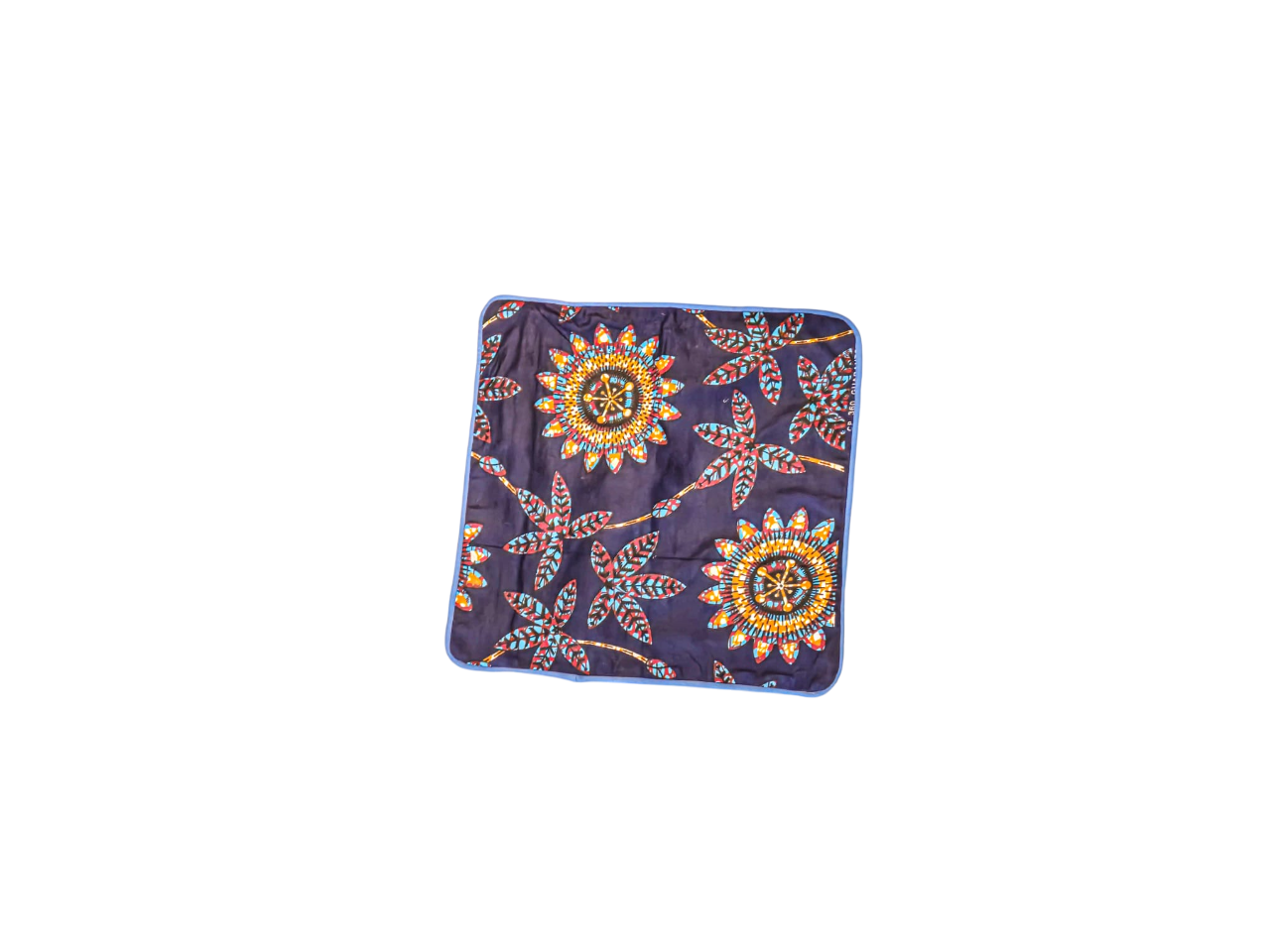 Capulana Cotton Pillowcase – 100% Cotton - Blue Blue
