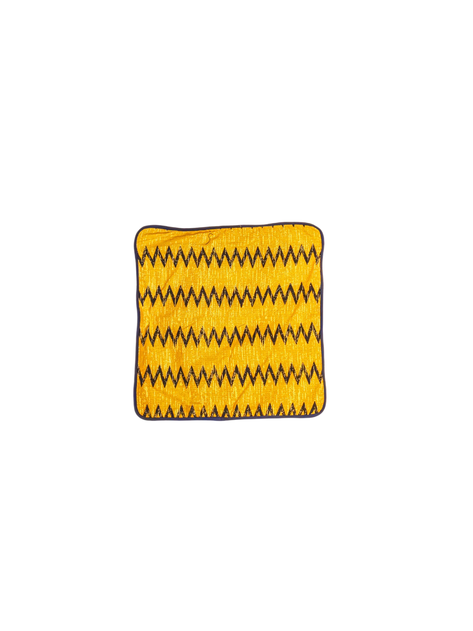 Capulana Cotton Pillowcase – 100% Cotton - Yellow Navy