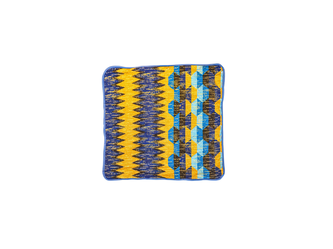 Capulana Cotton Pillowcase – 100% Cotton - Blue Blue